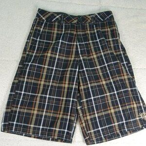 O'Neill Black/Brown Crisscrossed Print Size 28